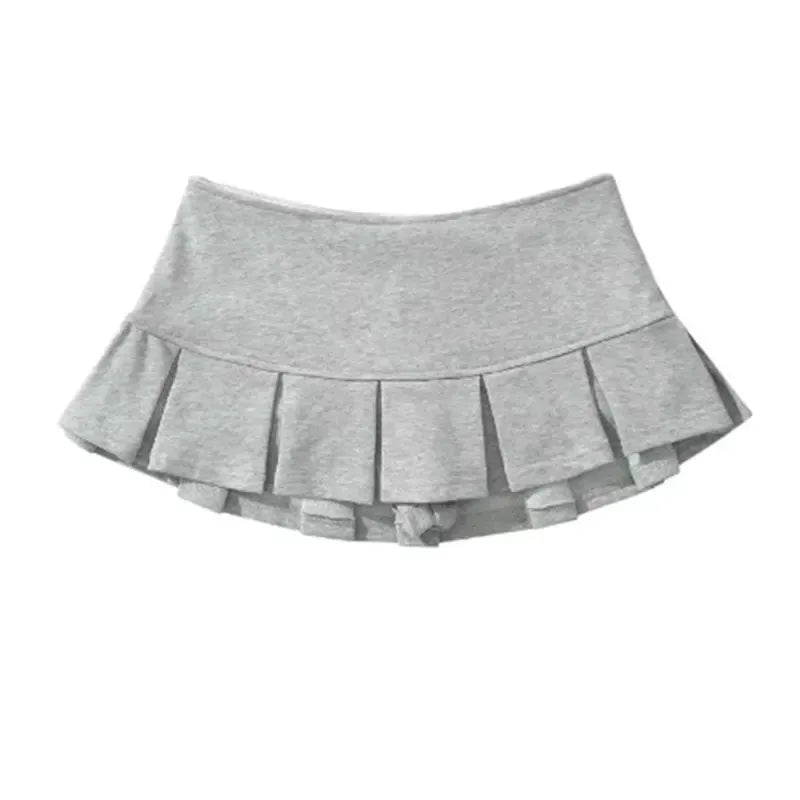 Y2K Pleated Mini Skirt
