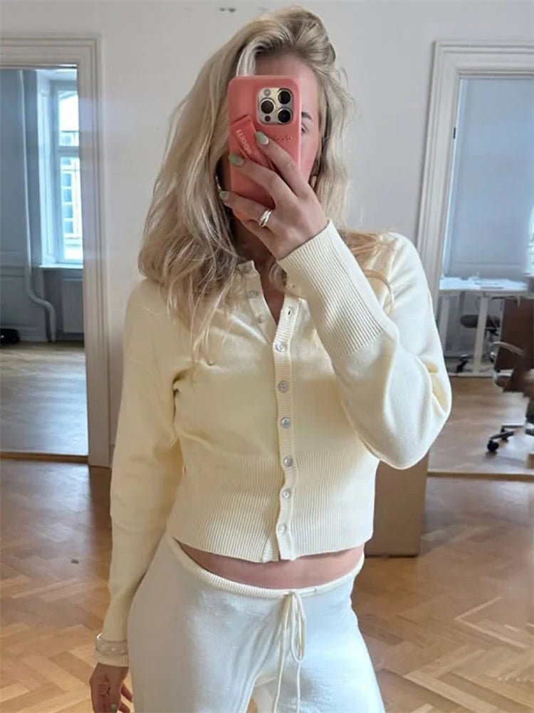 Ribbed Knit Cardigan