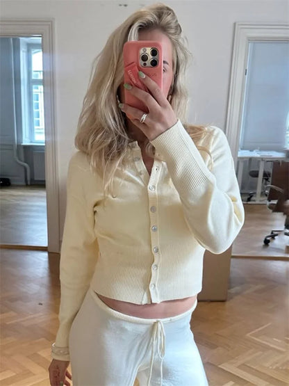 Ribbed Knit Cardigan