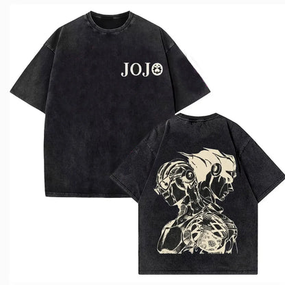 JoJo's Bizarre Adventure Gyro Zeppeli Washed Tee