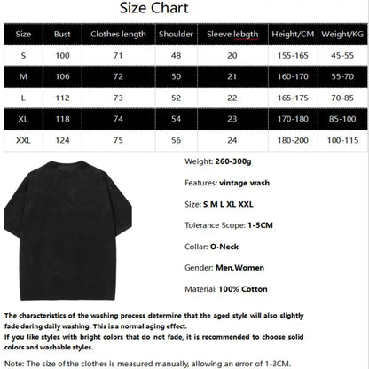Chainsaw Man Denji Washed Oversized Tee