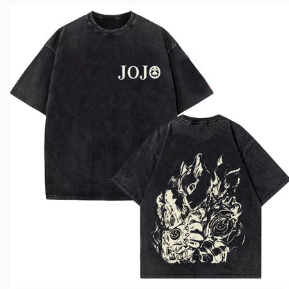 JoJo's Bizarre Adventure Gyro Zeppeli Washed Tee