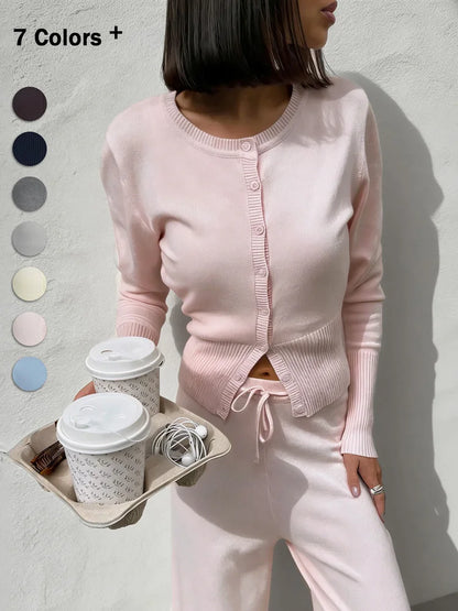 Ribbed Knit Cardigan