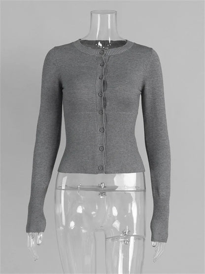 Ribbed Knit Cardigan