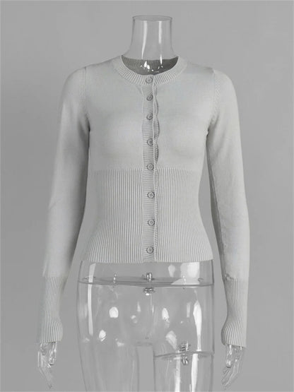Ribbed Knit Cardigan