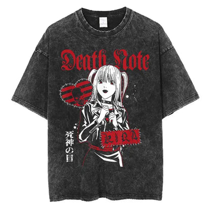 Death Note Misa Punk Collage Oversized Tee