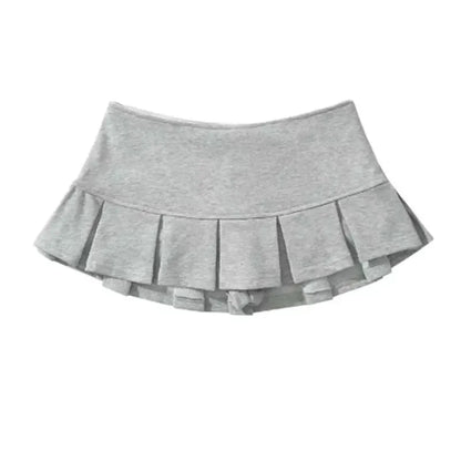 Y2K Pleated Mini Skirt