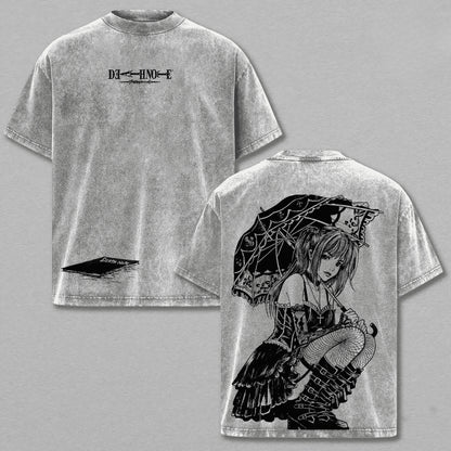Death Note MisaMisa Washed Oversized Tee