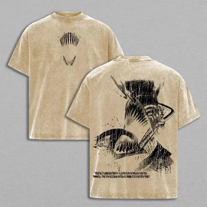 Chainsaw Man Denji Washed Oversized Tee