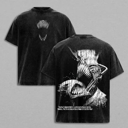 Chainsaw Man Denji Washed Oversized Tee